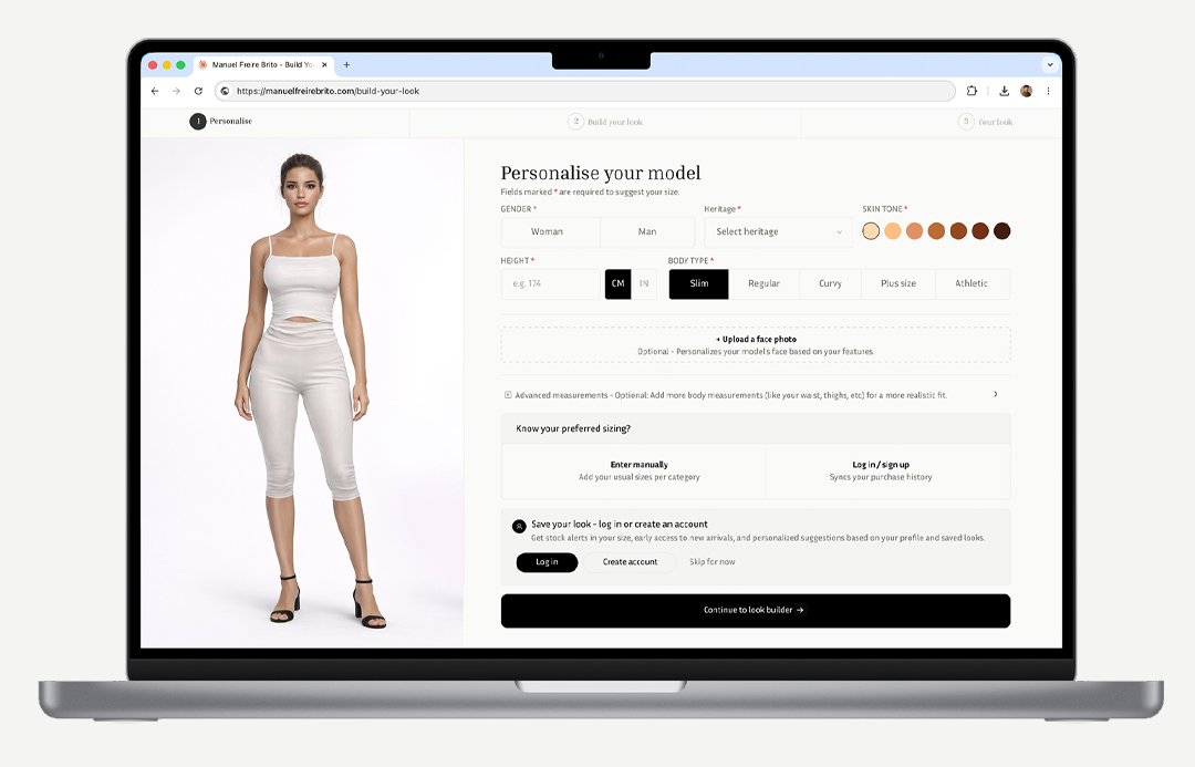 Personalise your model — mobile